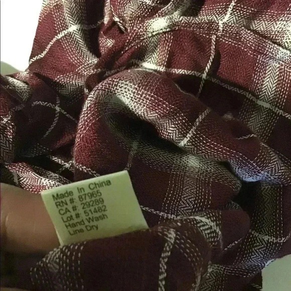 Elan Tie Front Top, Long Sleeves, Medium NWOT - Picture 6 of 8